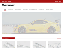 Tablet Screenshot of gtspec.com
